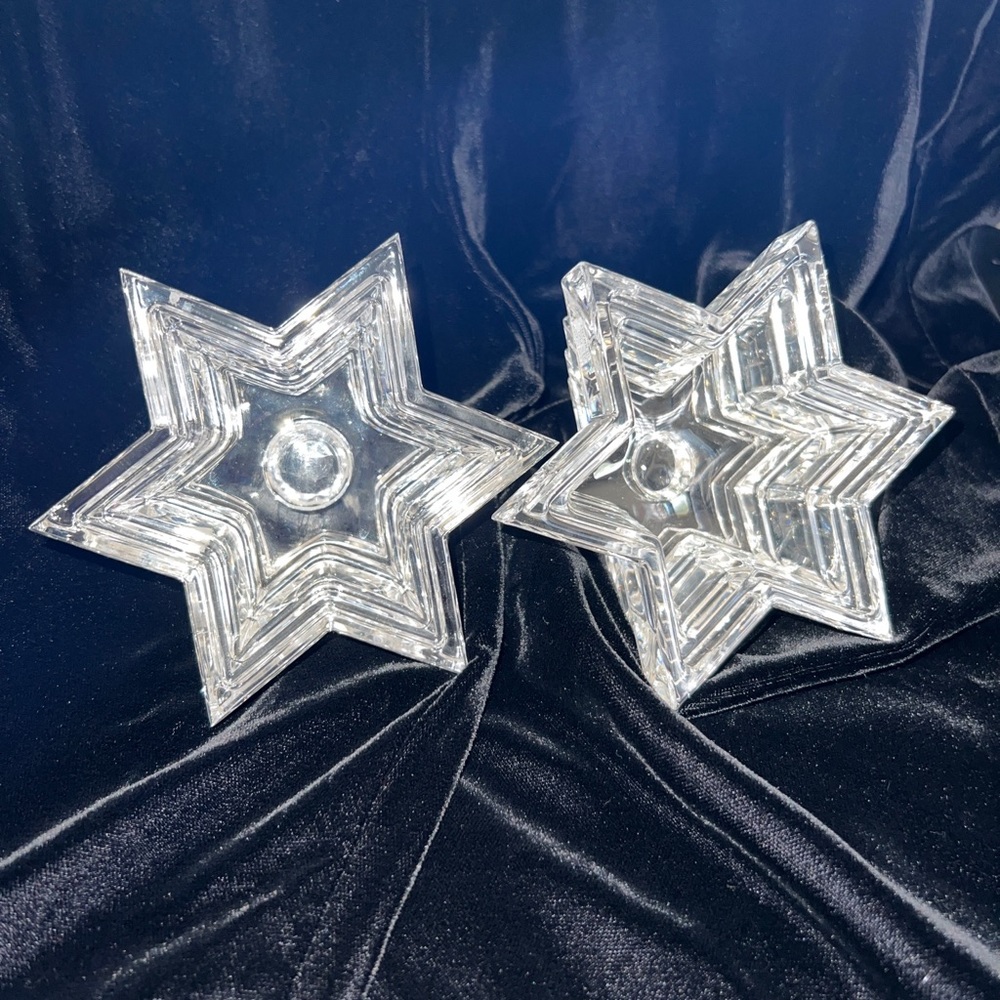 WMF 24% crystal candle holders